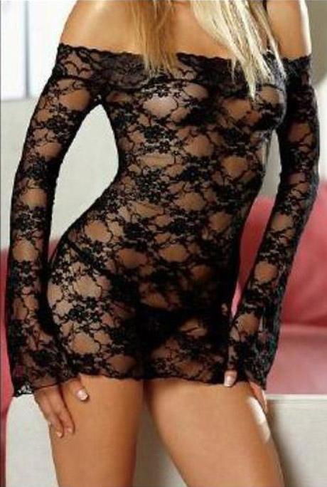 Sell hot Lace pajamas sexy Lace Nightgown  2