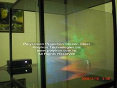 Polyscreen™ Glass—Screen Film-- display image in transparent glass