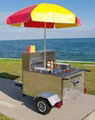 hot dog cart