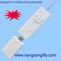 RF integrative wireless laser presenter