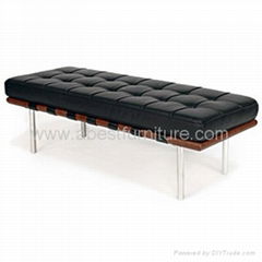 Barcelona Bench by Ludwig Mies Van der Rohe