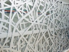 Decorative three-dimensional random pattern