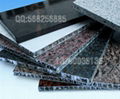 Aluminum honeycomb panels