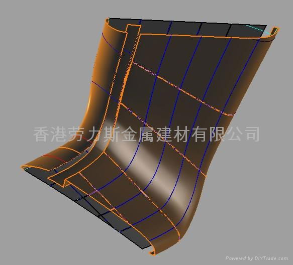 Curved aluminum veneer 4