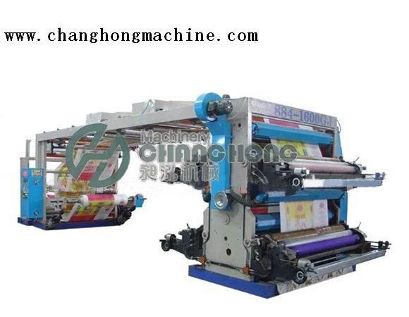 High Speed 4 Color Weave Cloth Flexographic Printing Machine(CH884)