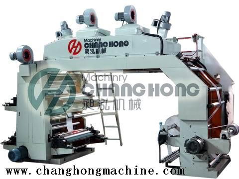 High Speed 4 Color Weave Cloth Flexographic Printing Machine(CH884) 4