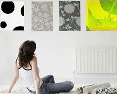 hand painted walls Wall sticker Wallpaper Silk plaster Stencil painting 