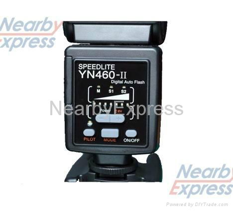 YN-460II Speedlite Manual Flash Hot Shoe Flash with Wireless Trigger for Canon 