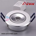 LED CEILING LIGHT 1*3W T032