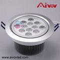 LED dimmable CEILING LIGHT 12*1W T038 1