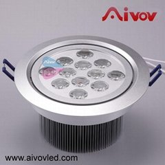 LED dimmable CEILING LIGHT 12*1W T038