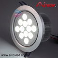 LED dimmable CEILING LIGHT 12*1W T038 4