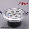 LED dimmable CEILING LIGHT 9*1W T039 1