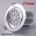 LED dimmable CEILING LIGHT 18*1W 24*1W T041 1