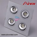 LED CEILING LIGHT 4*1W T049