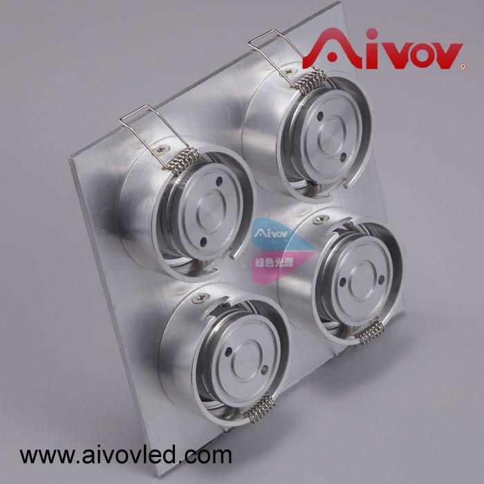 LED CEILING LIGHT 4*1W T049 3