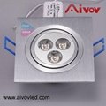 LED dimmable CEILING LIGHT 3*1W T050 2