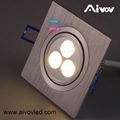 LED dimmable CEILING LIGHT 3*1W T050 4