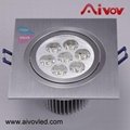 LED dimmable CEILING LIGHT 7*1W T052 2