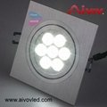 LED dimmable CEILING LIGHT 7*1W T052 4