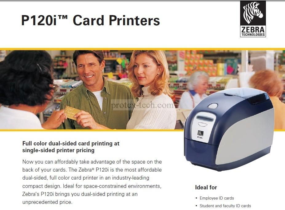 Zebra P120i dual sided card printer 5