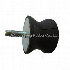 Rubber to metal bonded parts