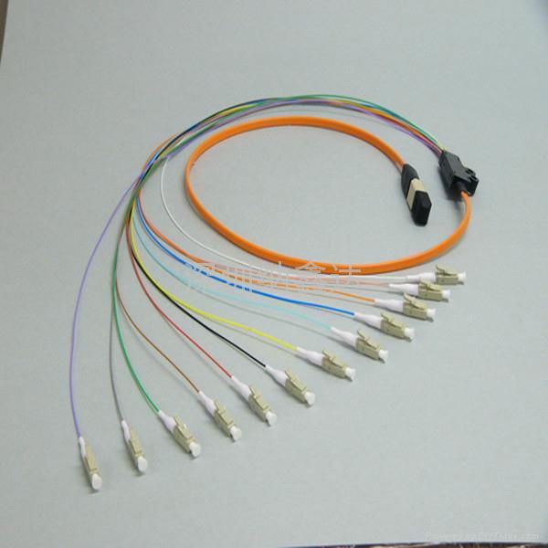 MPO-LC fiber optic patch cord