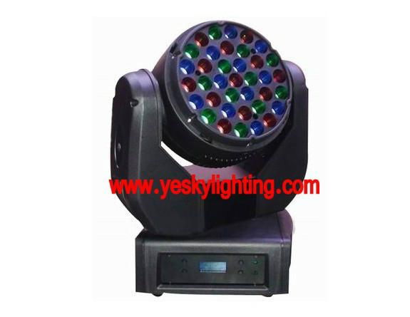 37 x 3W RGB led moving head beam YK-119