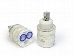 Faucet ceramic cartridges open type