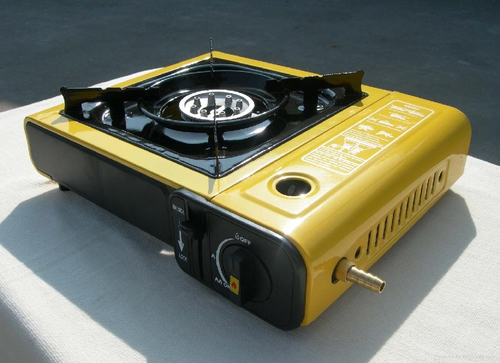 Portable gas stove--Dual use