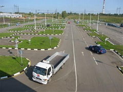 Electronic Road Test System for enquiring driver's license