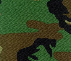 Woodland Green Camouflage Fabric