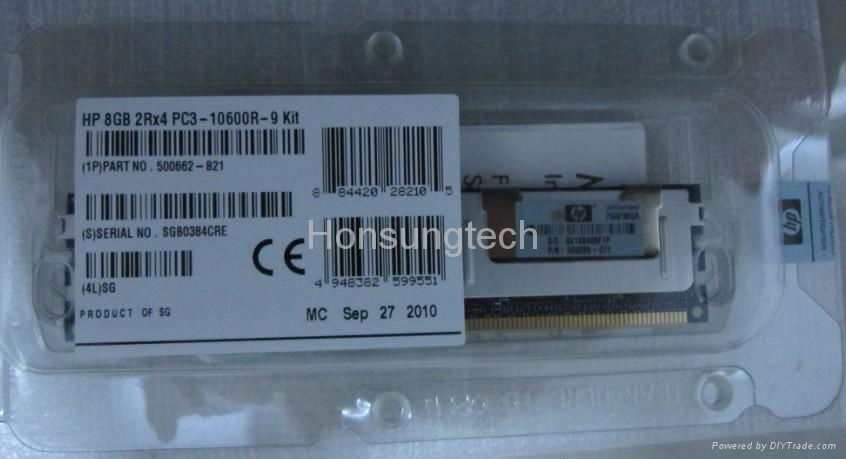 408851-B21	HP 2GB PC2-5300 2X1GB Memory Kit  