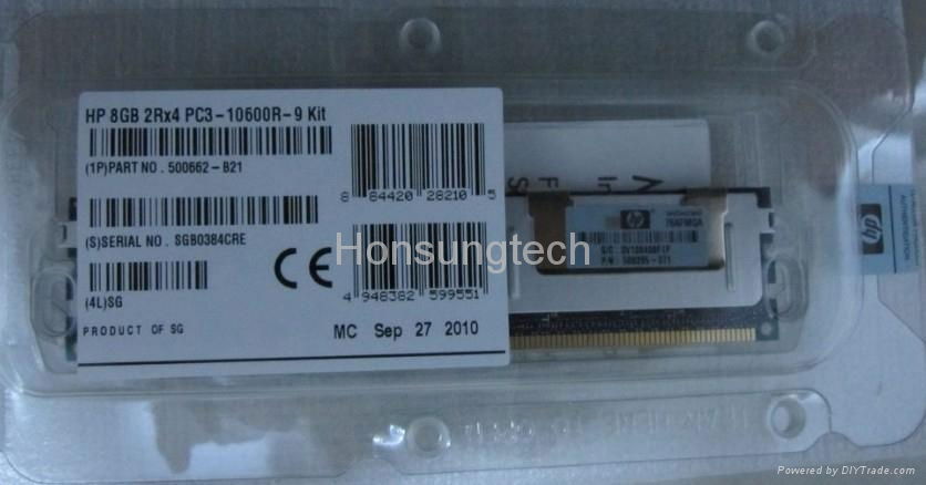 408851-B21	HP 2GB PC2-5300 2X1GB Memory Kit   2
