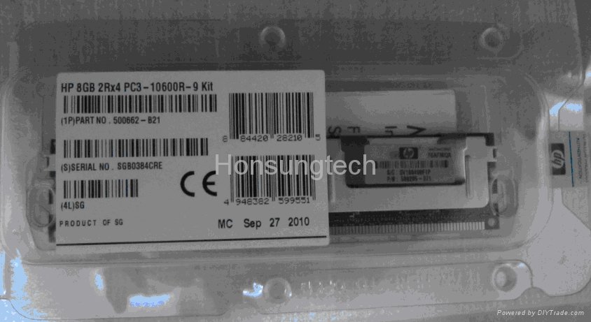 408851-B21	HP 2GB PC2-5300 2X1GB Memory Kit   4