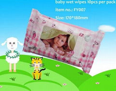 Baby skin care wet wipe