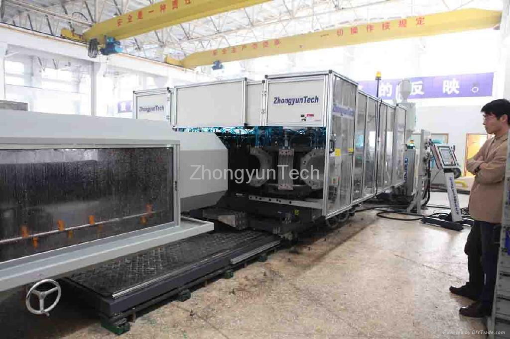 ZC-1000H PE double wall corrugated pipe extrusion line 4