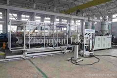 pe corrugated pipe extrusion line