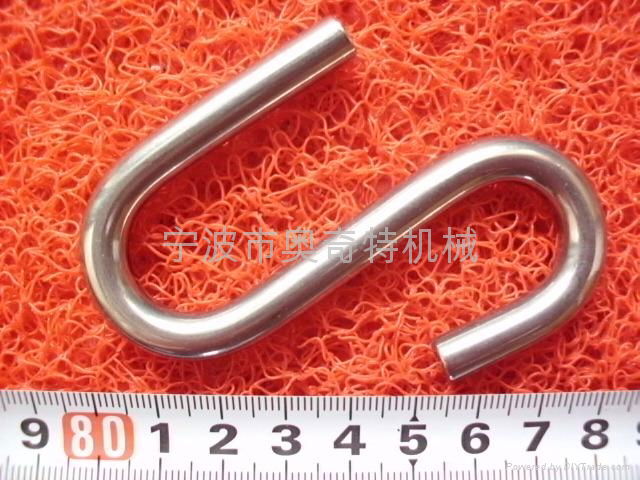 marine grade 316 stainless steel shade hardware S hook 8.0mm rigging