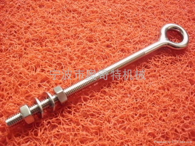 marine grade 316 stainless steel shade hardware eye bolt 8.0mm rigging 2