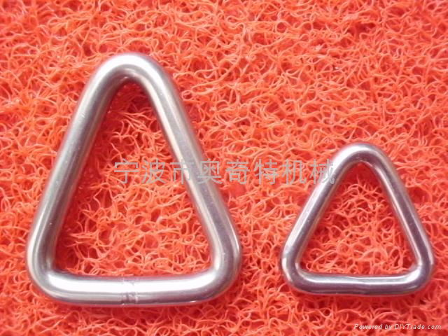 sail shade mounting hardware delta ring 8.0mm stainless steel 304 rigging 3