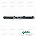 UTP Cat.5e Patch Panel, 24 Ports, 110