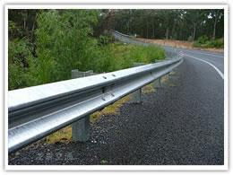 Corrugated Beam Guardrail