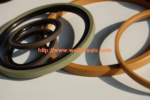 Filled PTFE seals