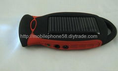 Solar power flashlight