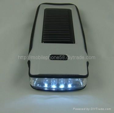 Solar power flashlight