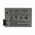 Battery Pack For Canon LP-E8 EOS Digital