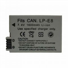 Battery Pack For Canon LP-E8 EOS Digital