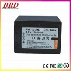 Rechargeable battery NP-FH100 For camera Sony SR7 SR12 SR220