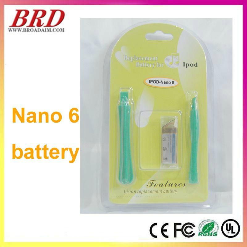 New for ipod nano 6 battery with free tools